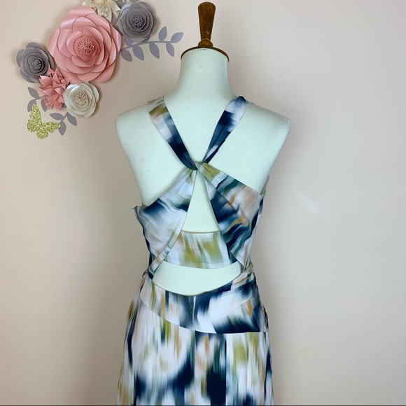 New! REISS Gisele Floral Front Slit Midi Dress - Picture 14 of 16